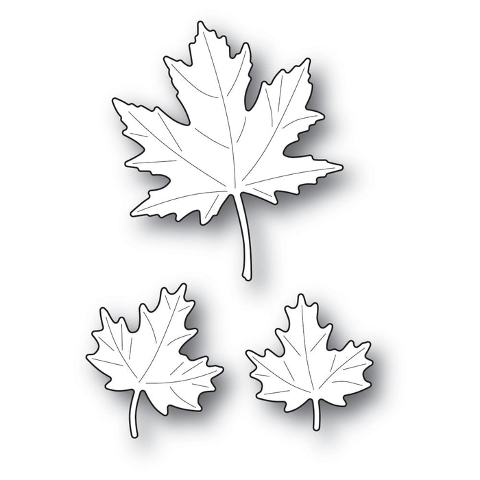 Poppystamps Die - Maple Trio