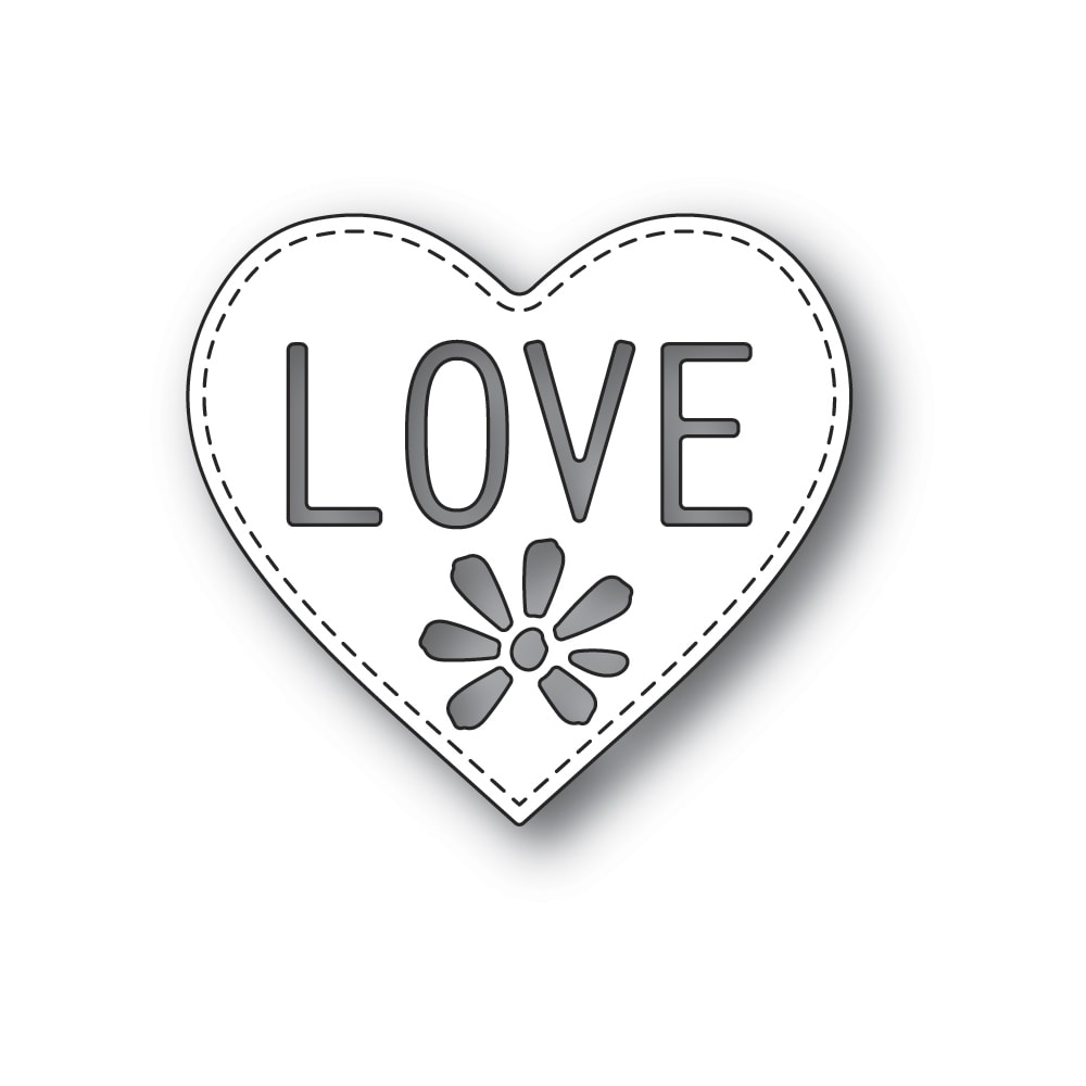 Poppystamps Die - Love Heart
