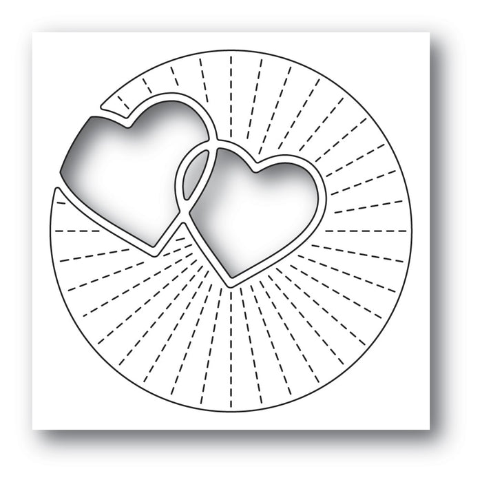 Poppystamps Die - Twinkling Hearts