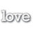 Poppystamps Die - Love Outline
