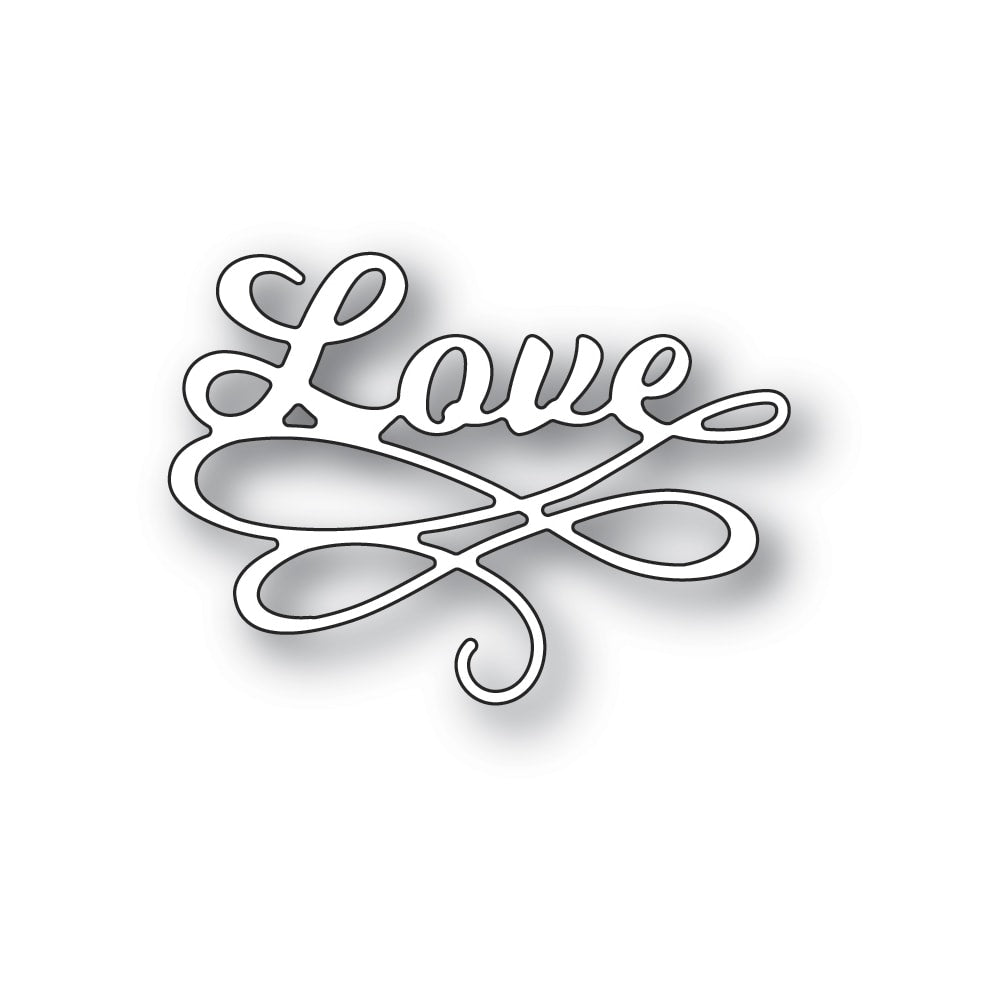 Poppystamps Die - Love Flourish