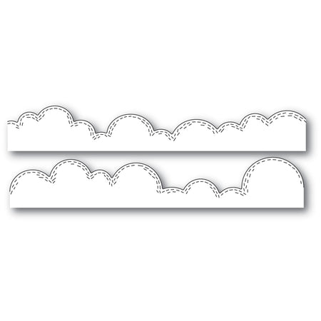 Poppystamps Die - Whittle Cloud Border