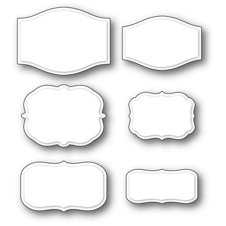 Poppystamps Die - Colwell Label Set