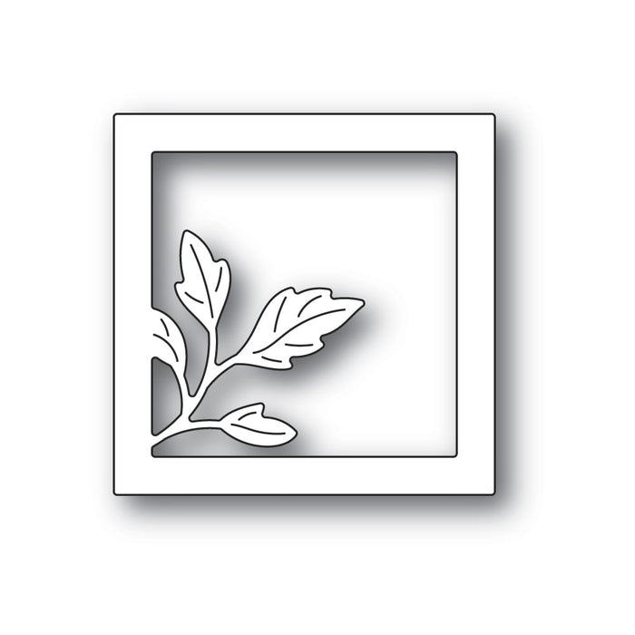 Poppystamps Die - Orchard Leaf Square Frame
