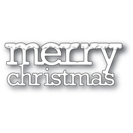 Poppystamps Die - Snowy Merry Christmas
