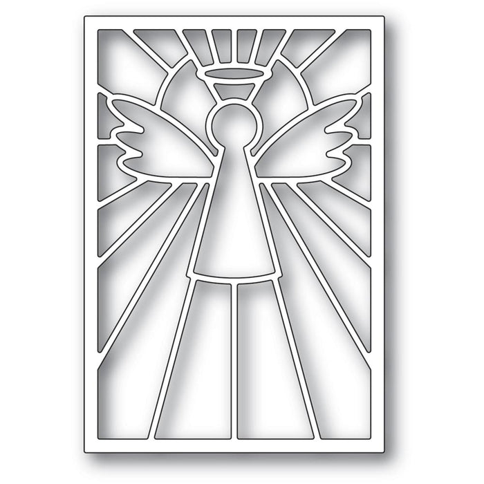 Poppystamps Die - Stained Glass Angel
