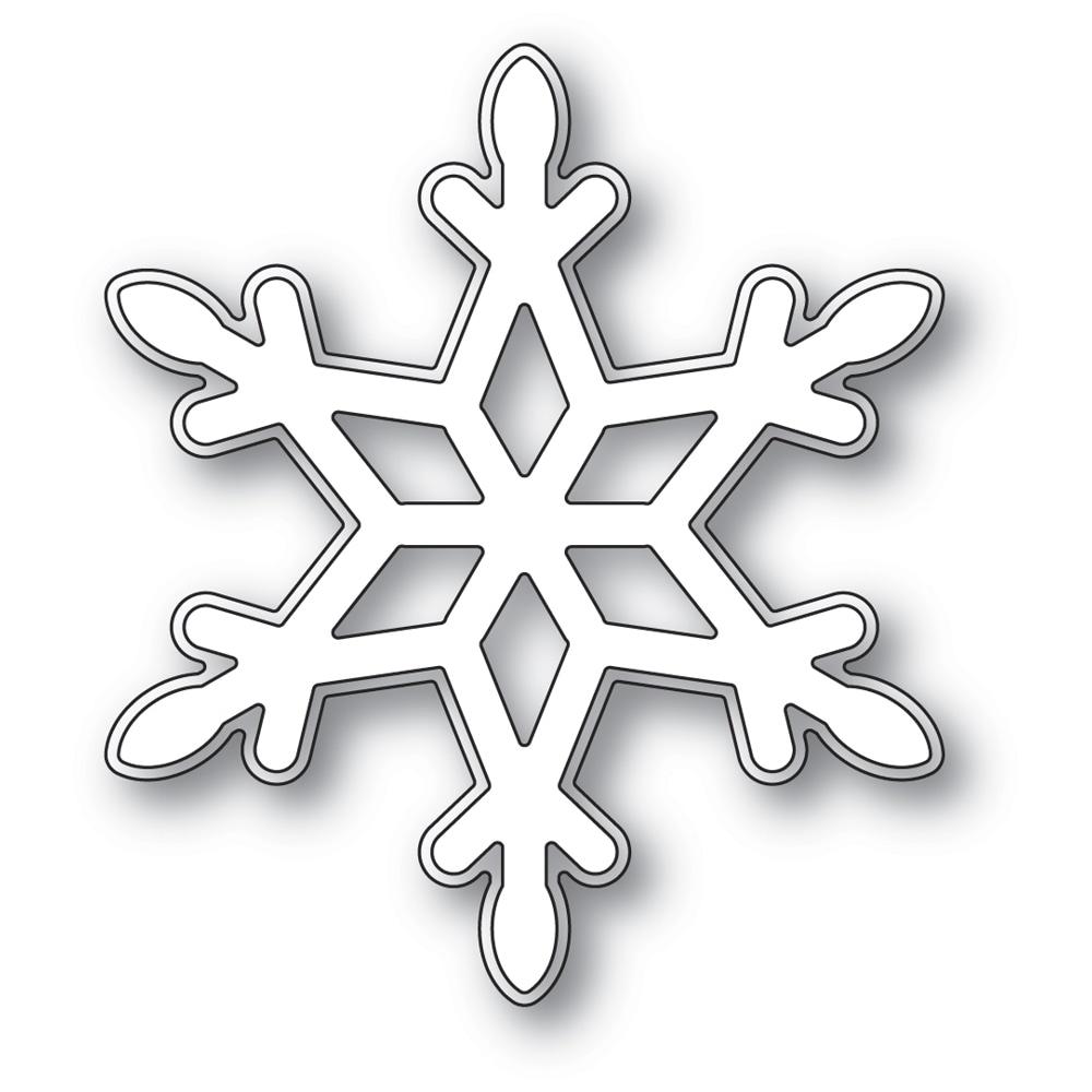 Poppystamps Die - Diamond Snowflake