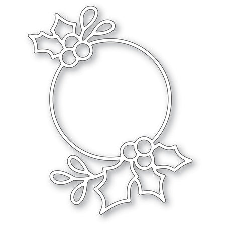 Poppystamps Die - Holly Ring