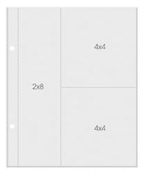 Simple Stories Sn@p - Page Protectors 2x8 / 4x4 Refill Pack