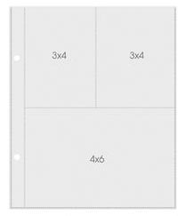 Simple Stories Sn@p - Page Protectors 3x4 / 4x6 Refill Pack