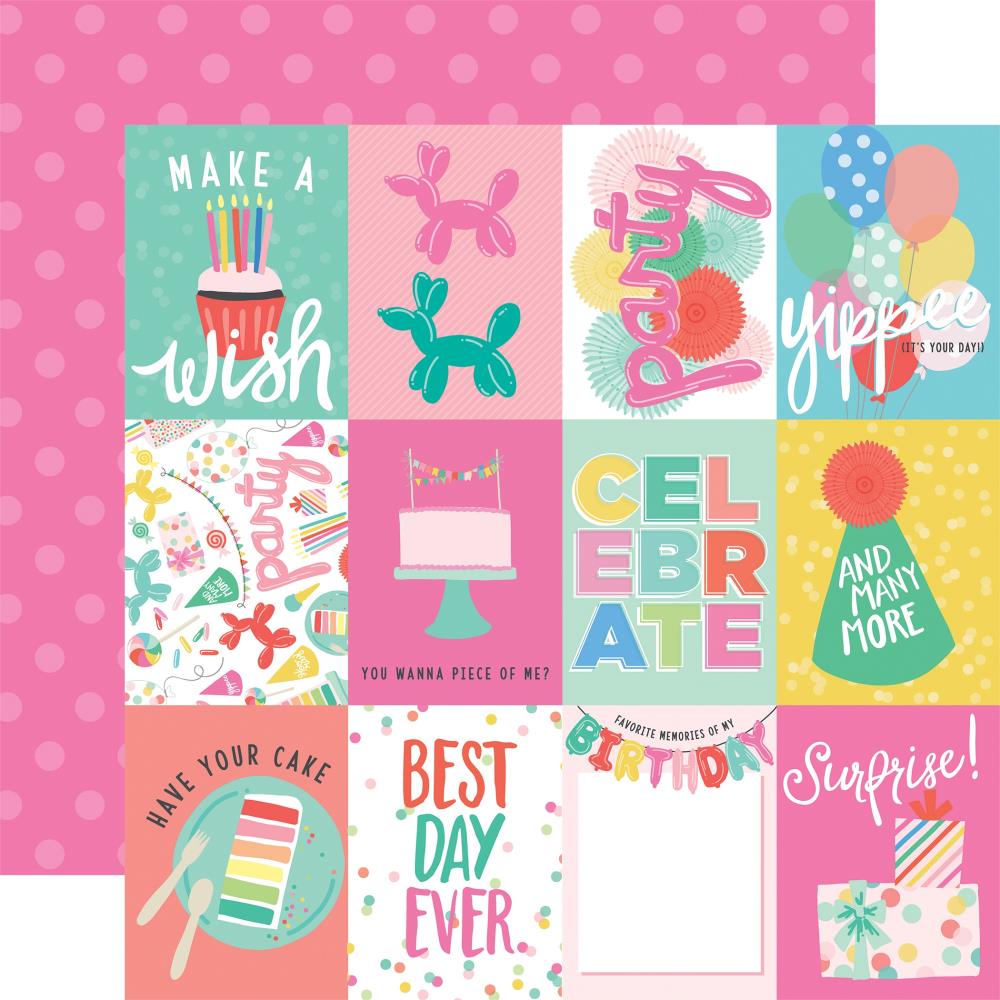 Echo Park Let's Party - 3x4 Journaling Cards