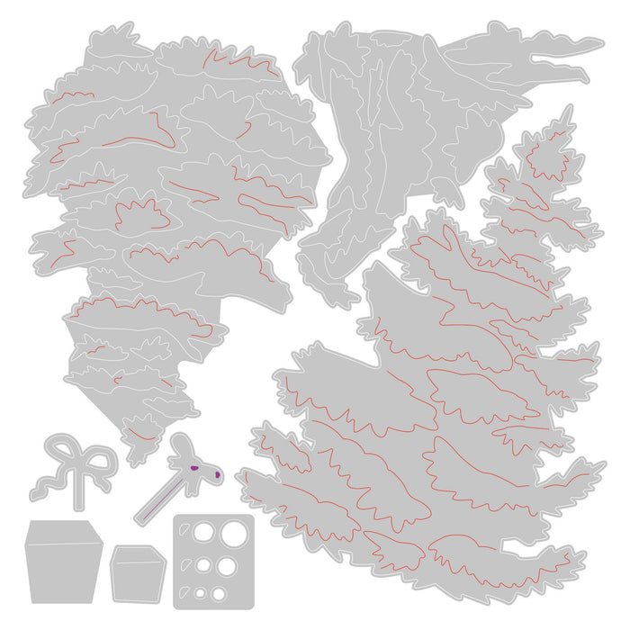 Sizzix Thinlits Die - Layered Christmas Tree