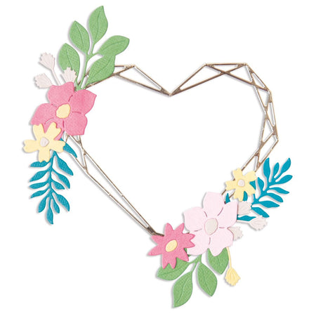 Sizzix Thinlits Die - Geo Heart Frame