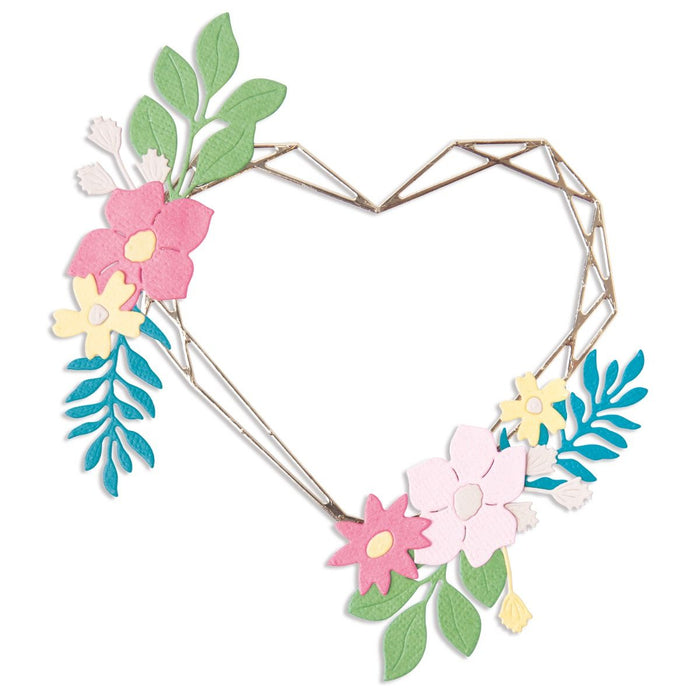 Sizzix Thinlits Die - Geo Heart Frame