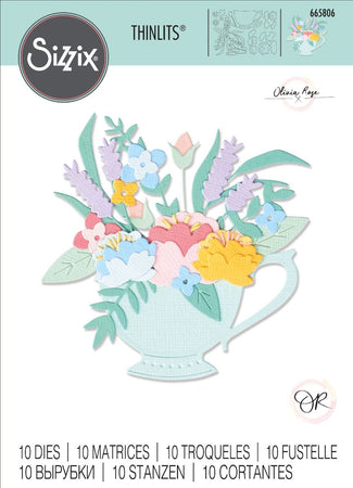 Sizzix Thinlits Die - Tea Time