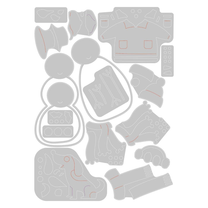 Sizzix Thinlits Die - Snow Family