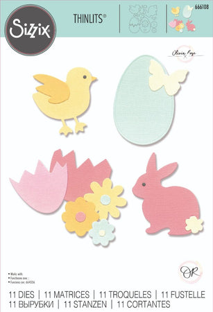 Sizzix Tim Holtz Thinlits Die - Basic Easter Shapes