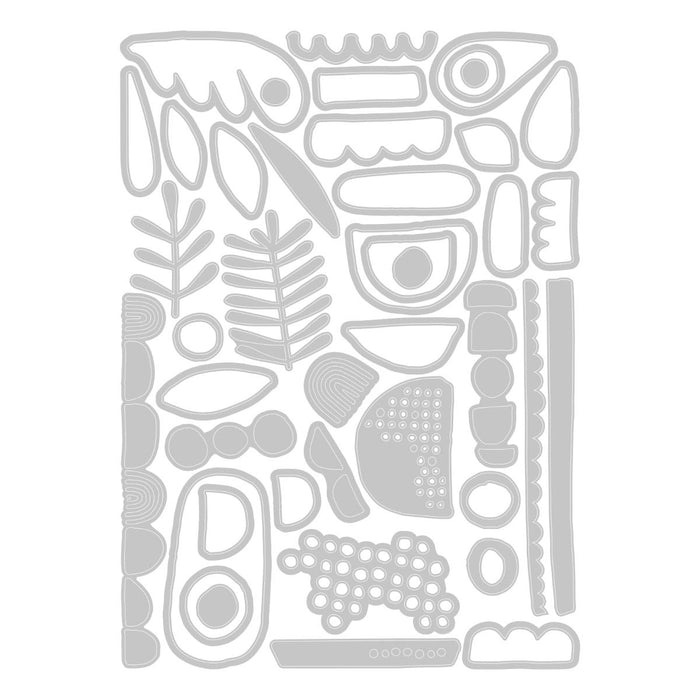 Sizzix Tim Holtz Thinlits Die - Abstract Elements