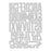 Sizzix Tim Holtz Thinlits Die - Alphanumeric Emporium