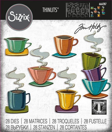 Sizzix Tim Holtz Thinlits Die - Papercut Cafe