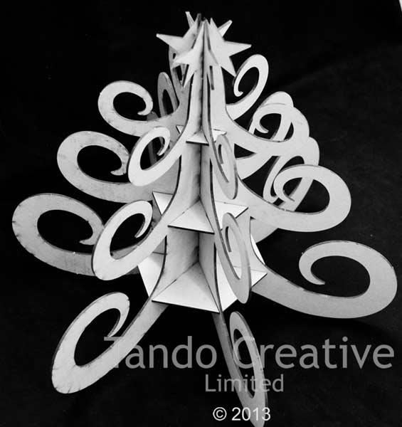 Tando Creative - 6 Sided Christmas Tree