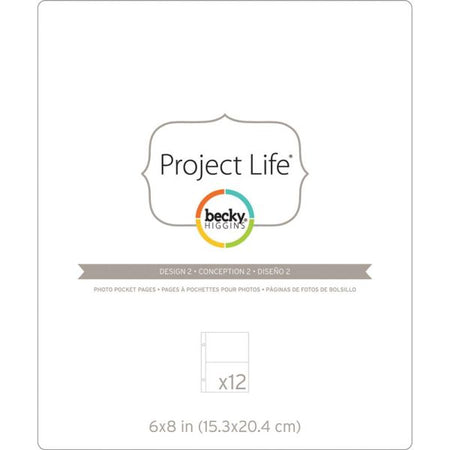 Project Life 6x8 Photo Pocket Pages - Design 2