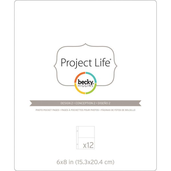 Project Life 6x8 Photo Pocket Pages - Design 2