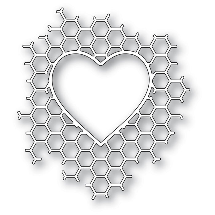 Memory Box Die - Honeycomb Heart