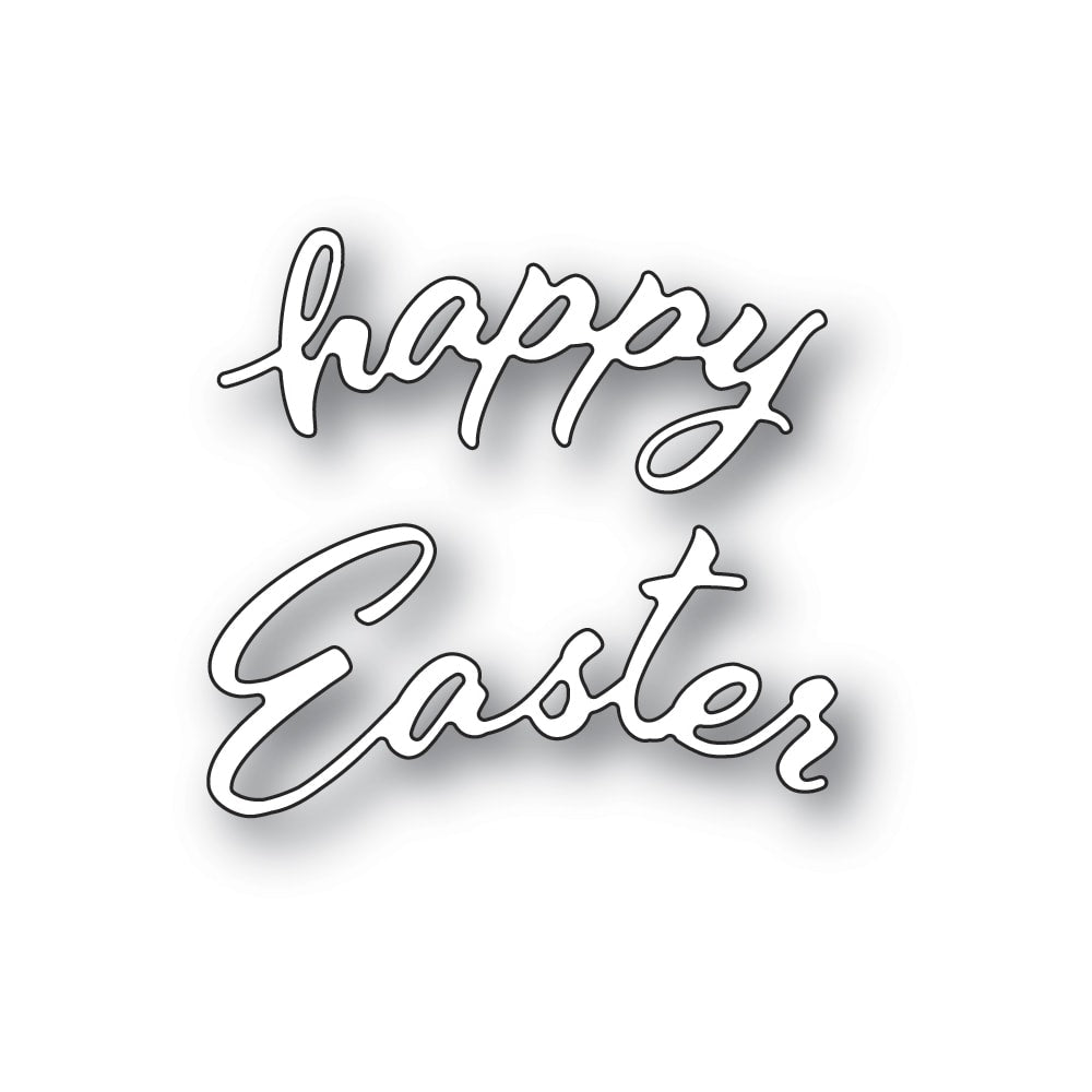 Memory Box Die - Arched Happy Easter