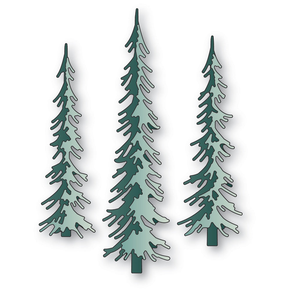 Memory Box Die - Layered Narrow Pines