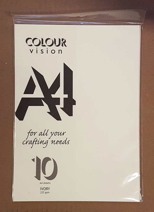 Craft UK Ivory A4 Card 10 Pack