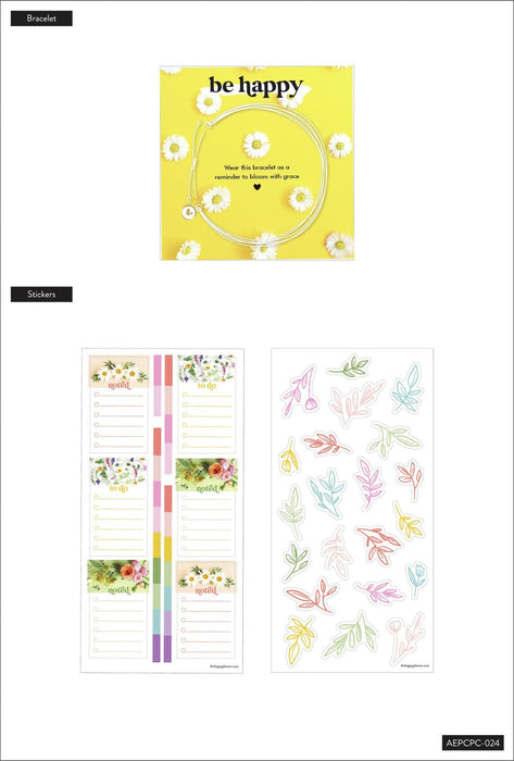 Me & My Big Ideas Happy Planner - Pressed Florals Classic Planner Companion Accessories
