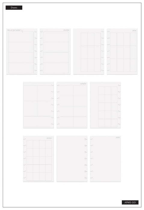 Me & My Big Ideas Happy Planner - Mini Clear Sticker Planning Guides