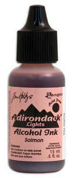 Alcohol Ink Lights - Salmon