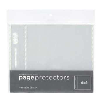 American Crafts 6x6 Page Protectors