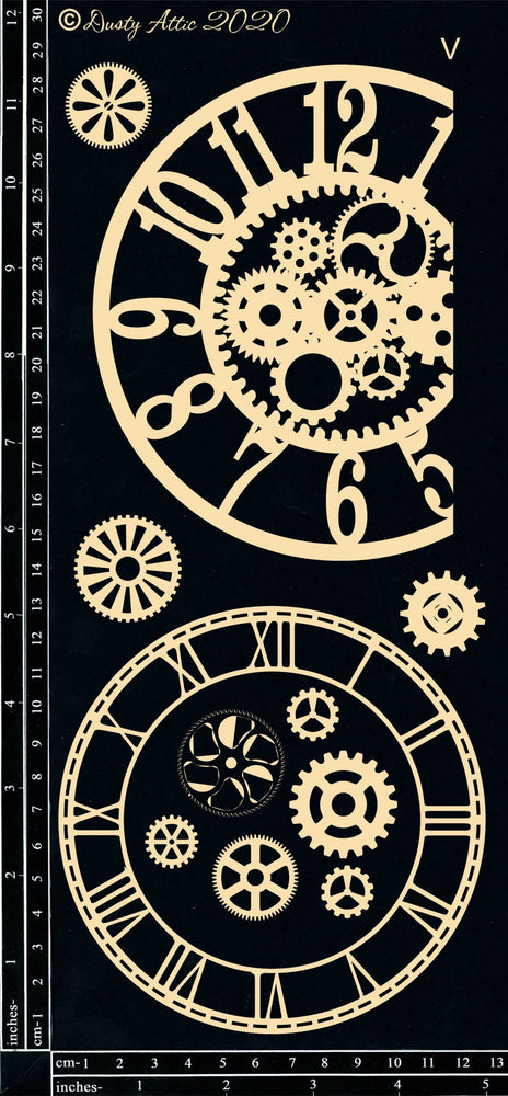 Dusty Attic - Voyager Designer Chipboard Sheet