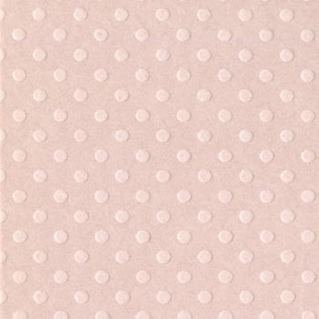 Bazzill 12x12 Dotted Swiss - Sunset Rose