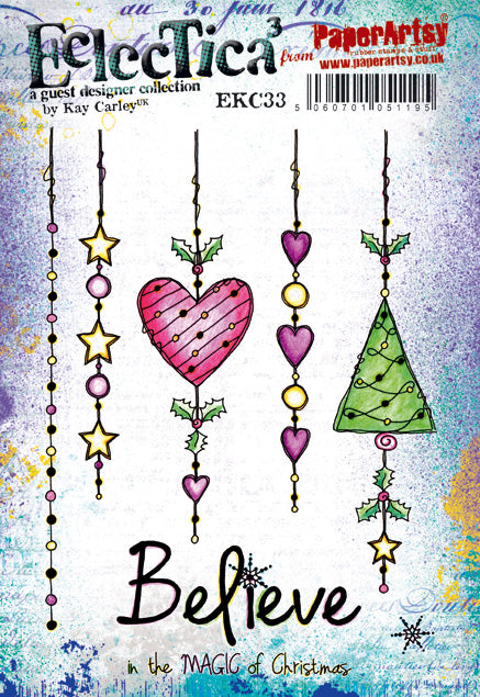 PaperArtsy Stamp Set - Eclectica³ Kay Carley 33