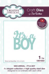 Creative Expressions Craft Die by Sue Wilson - It's a Boy