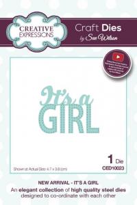 Creative Expressions Craft Die by Sue Wilson - It's a Girl