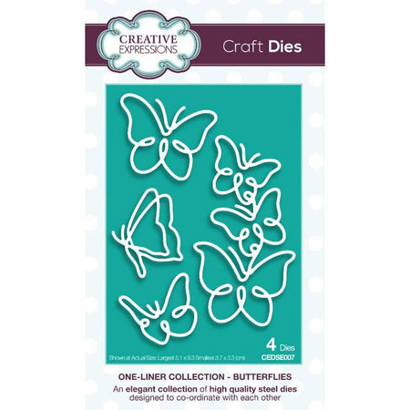 Creative Expressions One-Liner Craft Die - Butterflies