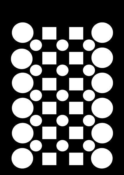 Creative Expressions Mini Stencil - Checkerboard