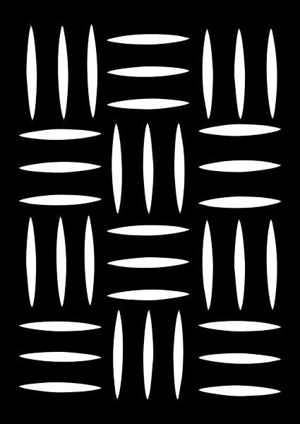 Creative Expressions Mini Stencil - Diamond Plate