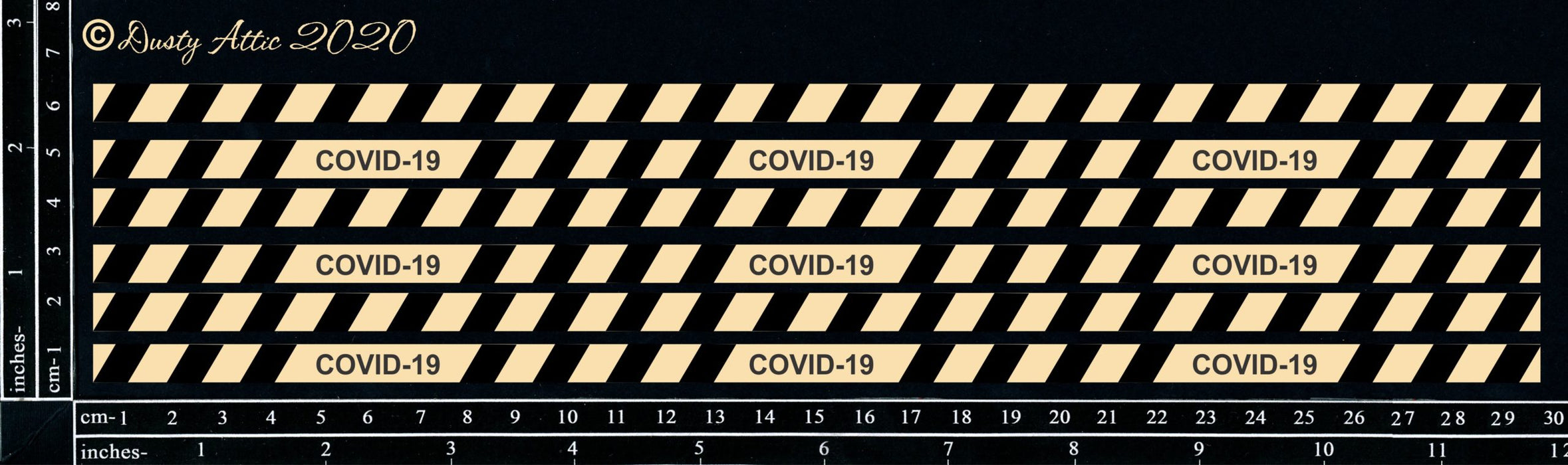 Dusty Attic - Covid 19 Biohazard Borders