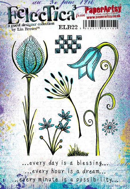 PaperArtsy Stamp Set - Eclectica�� (Lin Brown) 22