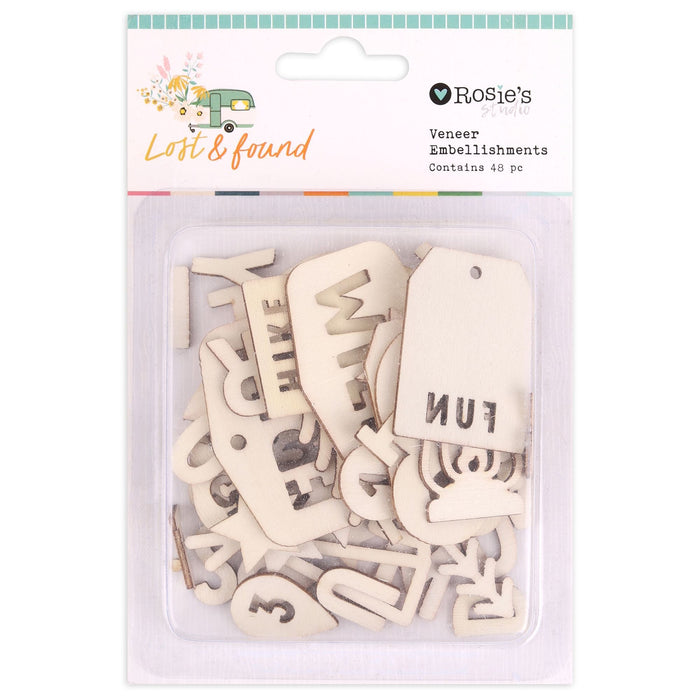 Rosie's Studio Lost & Found - Veneer Embellishments