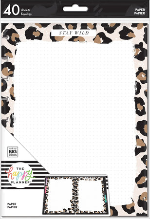 Me & My Big Ideas Happy Planner - Leopard Classic Fill Paper