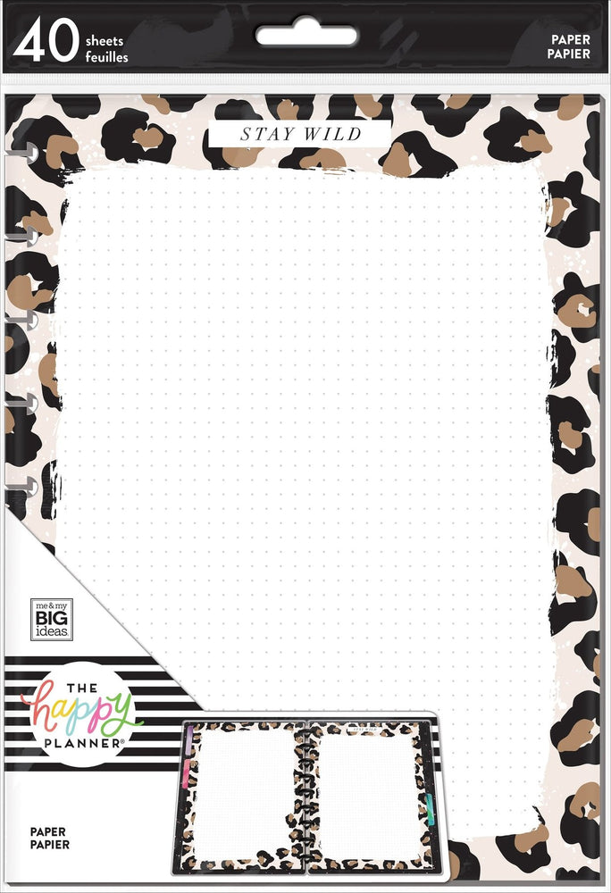 Me & My Big Ideas Happy Planner - Leopard Classic Fill Paper