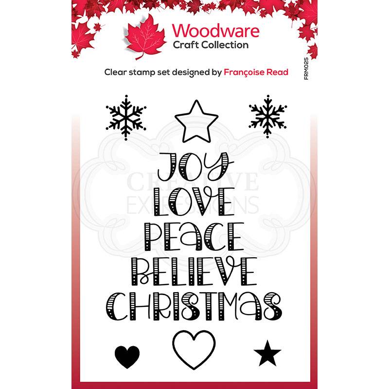 Woodware Clear Magic Singles Stamp - Word Tree
