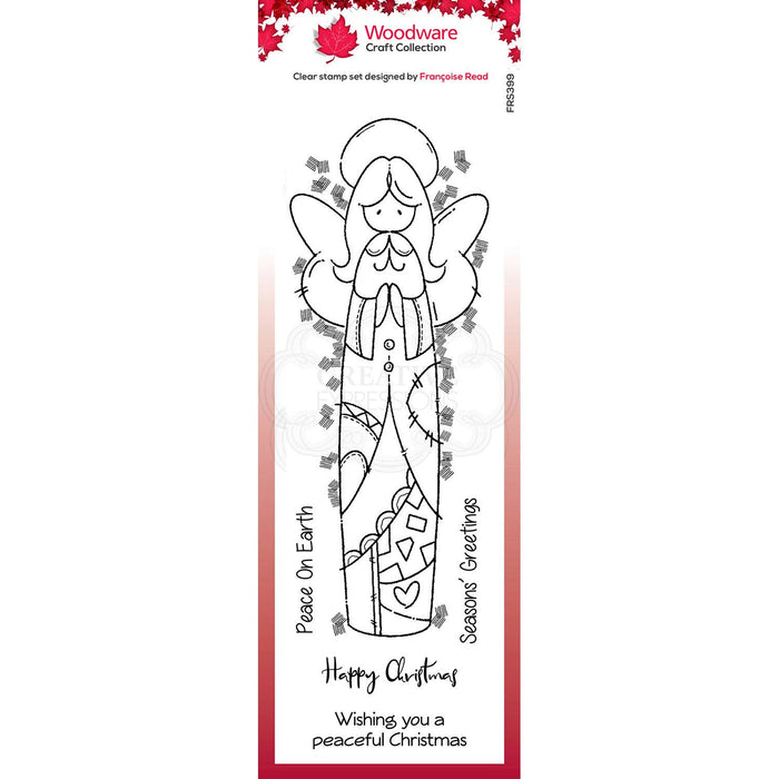 Woodware Clear Magic Stamps - Patch Angel